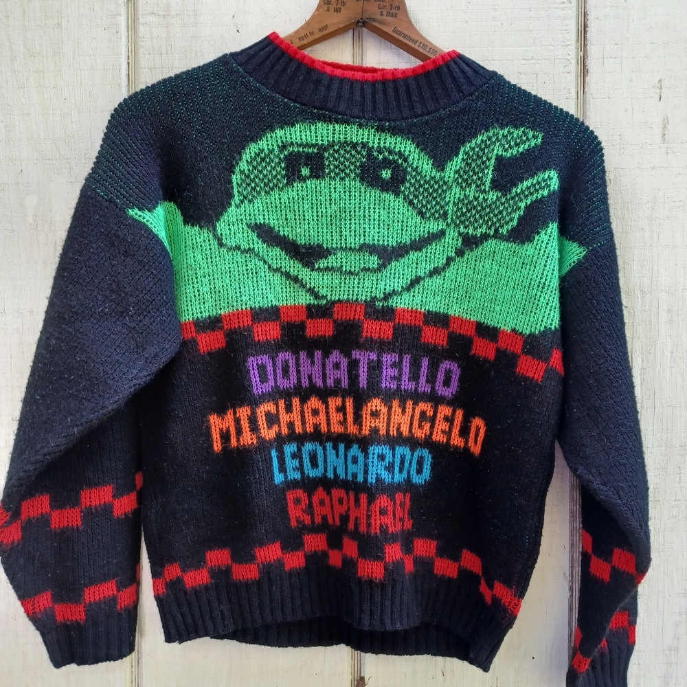 Vintage 90s Teenage Mutant Ninja Turtles Sweater - Picture 4 of 6